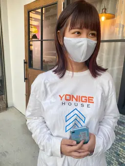 ((イアリングカラー👂🏻❤️🔥))クーポン🎟🎟🎟全体カラー+カット+トリートメント付き