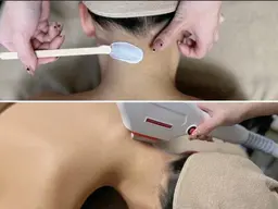 【うなじMIX脱毛（光脱毛×WAX）】（卒業式、入学式前に）￥7000→￥3900