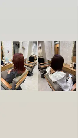 ⭐️人気No.1%⭐️【暖色＆寒色限定クーポン！】⚡️艶抜群⚡️髪質改善カラー🩵🩵