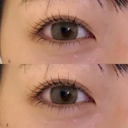 まつ毛パーマ下