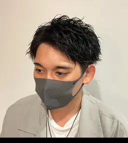 メンズ限定　カット+スペシャルパーマ+ASIAトリートメント