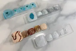 【1月限定💅カラー豊富💎】フットワンカラー4500円(オフ込み)＋料金でパーツや1色追加もok🩵