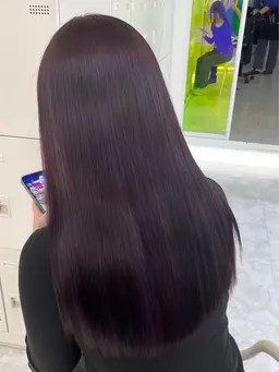 【🪞赤み撃退💜透け感No.1🪞】透けラベンダーワンカラー+潤ツヤTr(炭酸spa付🫧)