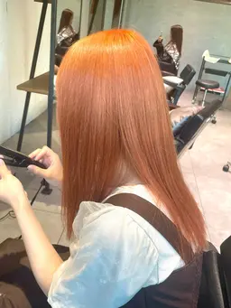 【人気】カット+ブリーチなしで叶える透明感ダブルカラー