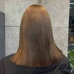 🪽艶髪ハイトーン🪽　　ダブルカラー(全体ブリーチ+全体カラー)+髪質改善プリンセストリートメント