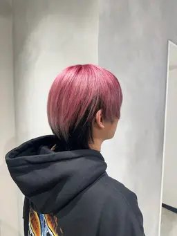 《men's限定クーポン》🖤🩵ブリーチ+デザインカラー+カット🩵🖤