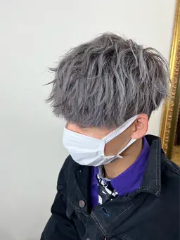 【メンズ限定🔥】カット➕ケアリタッチブリーチ2回➕トリートメント