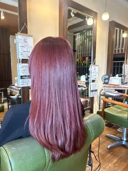 ワンカラー　ブリーチなし