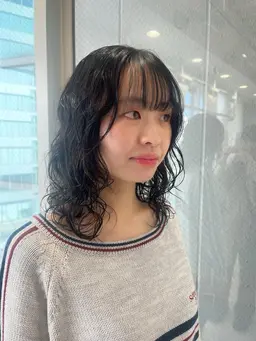 🦋カット+パーマ🦋