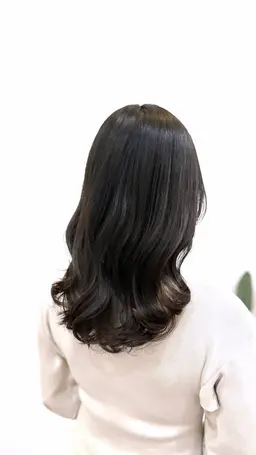 就活実習にも🫧黒髪応援カラー＋カット