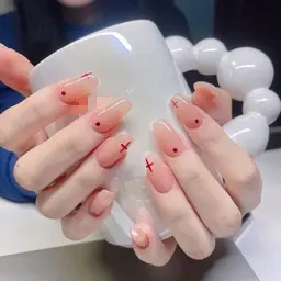 【スカルプ】シンプルデザイン＋チップ長さだし