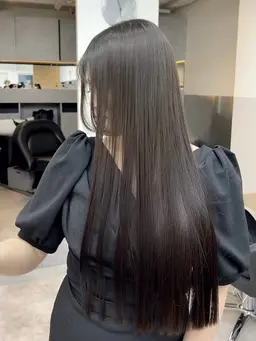 🔥ブリーチ毛OKとぅるん美髪矯正+リンゴ ¥30000