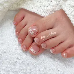 🦶フット🦶10本アート💕パーツ／ストーンつけ放題