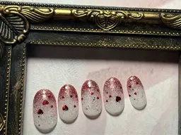 選べるシンプルアート❤️自爪を削らないシェラックorジェル