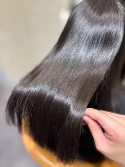(お忙しい方必見🔥カット+髪質改善ストレート+カラー+トリートメント