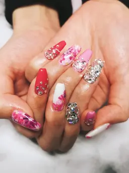 オフなし💅長さだし10本＋ジェル付け放題‼️