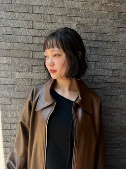 【︎🌟minimo特別価格︎ 🌟】ボブカット+コールドパーマ+オージュア超音波付き5STEPトリートメント