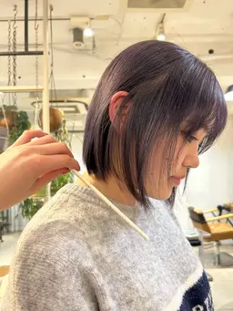ミニモ学割！似合わせ前髪カット+カラー+保湿トリートメント🩶ོ