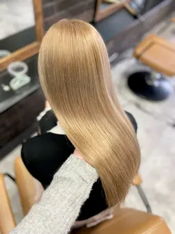 U23♡🉐今だけ半額以下🉐♡美髪ハイトーン🌬️【ダブルカラー➕髪質改善サイエンスアクア➕スチームトリートメント】