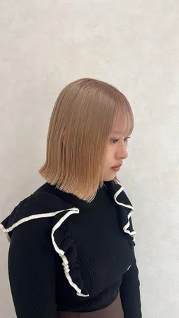 【圧倒的王道♪】🫅🏻韓国風ダブルカラー➕カット🫅🏻ミルクティーベージュ#ミルクティーカラー#グレージュ