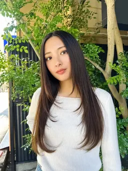 💛サラ艶髪💛【髪質改善】シルク縮毛矯正+カット+トリートメント→9980円