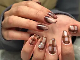 【フルアート✨おまかせ可】持ち込みデザインOK🙆‍♀️ 120分アートし放題🎨(オフ込み)💎ストーンつけ放題