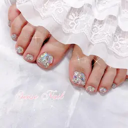 『フット』オフなし✨持ち込みデザインストーンつけ放題(オフ+500円)