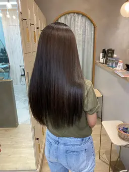 【朝楽ストレート☀️】カット➕柔らか縮毛矯正➕トリートメント🪞ナノスチームケア付き🎁