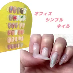 (オフあり🌻)オフィスシンプルネイル✨