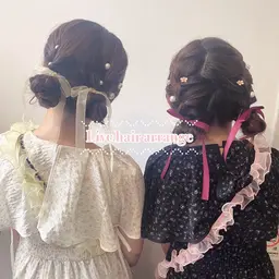 【⭐️ファンサ報告有⭐️】お友達と一緒にライブ前のヘアセットしませんか？🎀