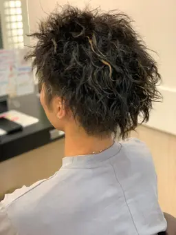 似合わせメンズカット＋ツイストパーマ