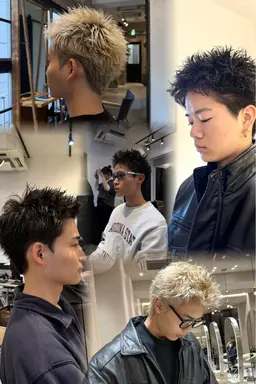 【✨フルチェンジご褒美価格❗️✨】メンズカット＋パーマ＋艶カラー＋最新トリートメント