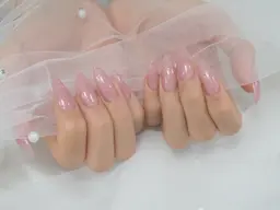 【オフ有り✅長さだし】🖤ワンカラー・グラデーション・フレンチ🖤 (⚠️土日祝+550円)