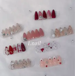 ❤2月定額限定メニュー🍫通常価格コース150分11,800円→パーツ込（画像内のデザイン）10,000円🩵🉐