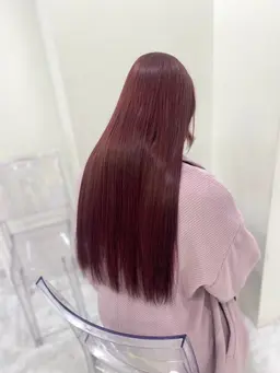 【🥀期間限定🥀】韓国トレンドのレイヤーカット➕さら艶ストレートを叶える縮毛矯正➕オリジナルトリートメント🤍