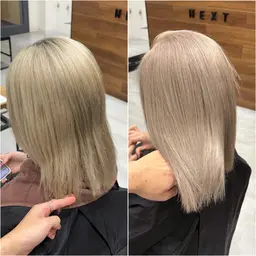 【ケアブリーチ込み】ダブルカラー(ブリーチ＋カラー）✨