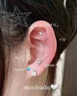 【疲労回復コース】耳ツボジュエリー👂️💎 新宿/新宿三丁目/新宿御苑