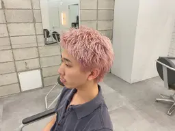 カット＋ブリーチ＋オンカラー