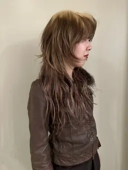 全頭ブリーチカラー+デザインカラー (ロング)