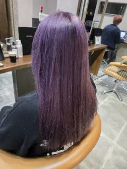 ダブルカラー (ブリーチ+オンカラー)