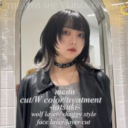 🐺人気NO.1🐺【ウルフorシャギー、レイヤー】カット+オリジナルトリートメント