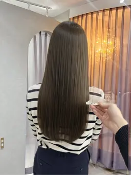 人気NO.1カットカラー髪質改善トリートメント⟡.·