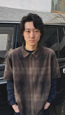 カット(フェード不可)＋パーマ