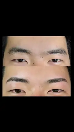 【休日限定クーポン🫧】ご新規様限定✨️眉毛脱毛ワックス＋毛量カット＋眉周り産毛剃り