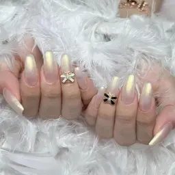 🐻6月限定🐻🌸ハンド⭐️ミラー/オーロラ⭐️