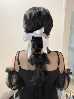 🫧先着3名限定🫧　ヘアセット『編み下ろし』