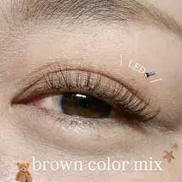 【  LEDマツエク 】ボリュームラッシュ100束‪🤎 オフ込み¥5,500円