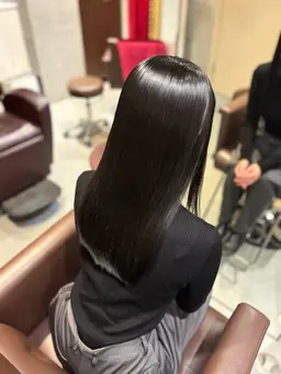 【髪質改善🩵】極艶ピコトリートメント＋ピコトリートメントカラー ＋生ケラチン＋超音波アイロン＋キューティクル強化Tr