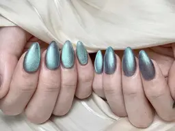 🎀スカルプ長さだし+フラッシュ/フレンチ/マグネット/ミラー/オローラワンカラー12500【初回ジェルオフ無料ケア込み