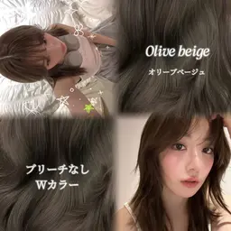 【ブリーチなし💎ダブルカラー💎】+内部補修トリートメント🌟(口コミ超音波アイロン、ナノスチームつき)💖